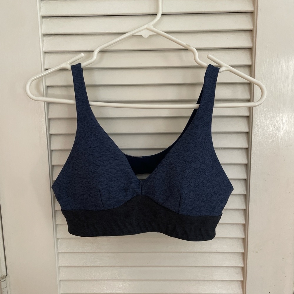 Outdoor Voices Color Block Sports Bra